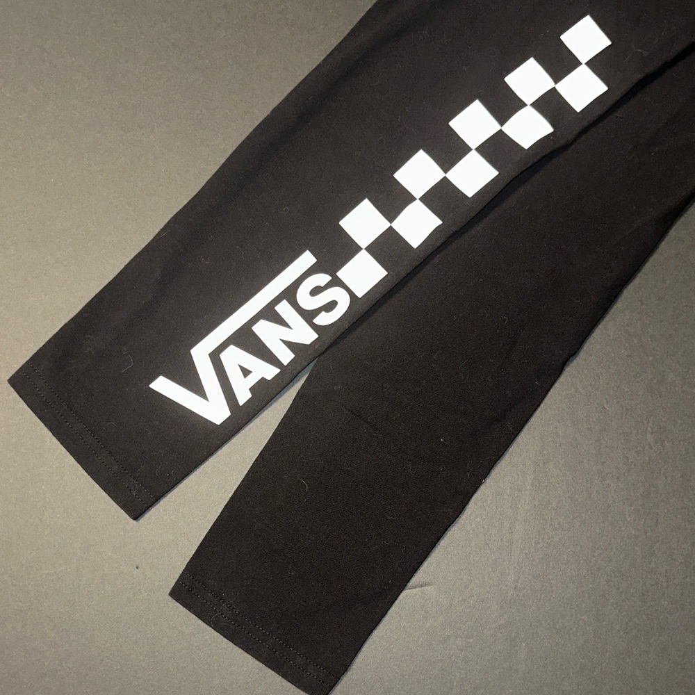 Vans Black&  White Checkered Pattern Leggings